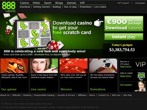 Go to 888Casino.com