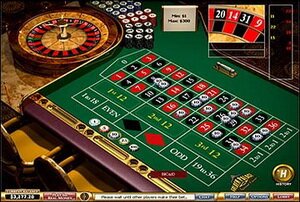 Roulette at Golden Palace Casino