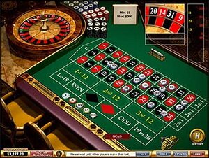 Roulette at Golden Palace Casino