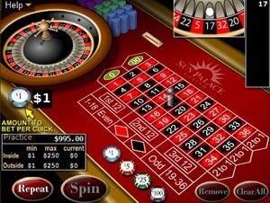 Roulette at Sun Palace Casino